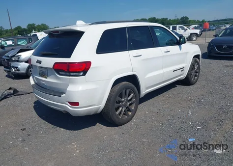 2017 Jeep Grand Cherokee Limited 75Th Anniversary Edition 4X4 z USA, uszkodzony, nr VIN 1C4RJFBG7HC625183